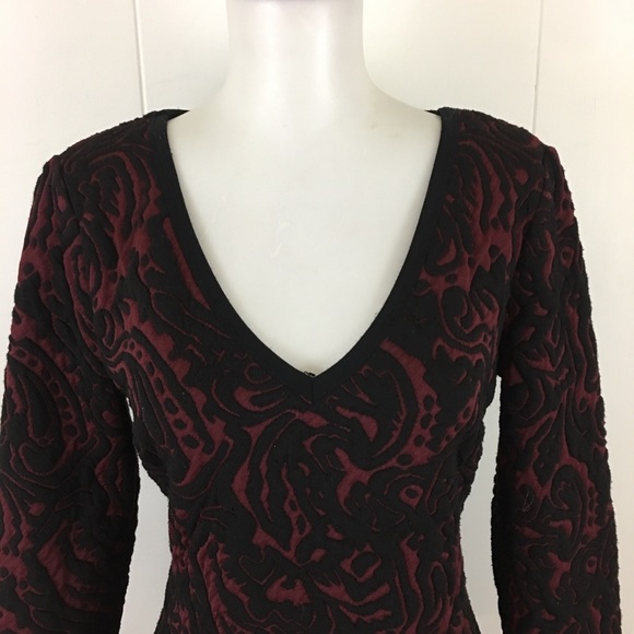 Tracy Reese Plenty V-Neck 3/4 Sleeve Sheath Dress - Picture 3 of 7